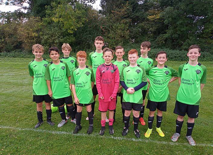 New kit for Heyford Park FC youngsters thanks to local housebuilder